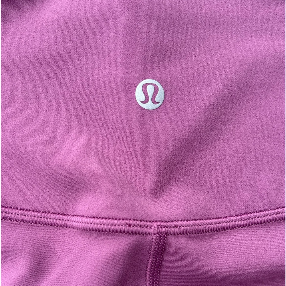 Lululemon Add Flare High-Rise Crop 21" in Vintage Plum. Size 4 . Like New - Picture 9 of 12